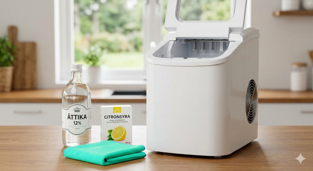 Rengöring av isbitsmaskin med ättika och citronsyra. Så kan du rengöra din ismaskin

