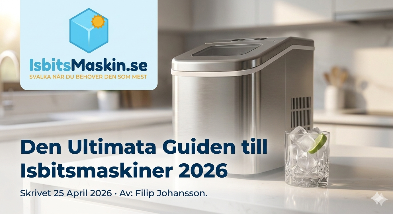 Den Ultimata Guiden till Isbitsmaskiner 2026 – Allt du behöver veta för perfekt is hemma